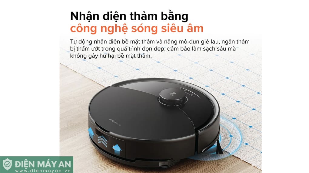 Robot hút bụi lau nhà Roborock Q10 VF+ (Plus) - Đen